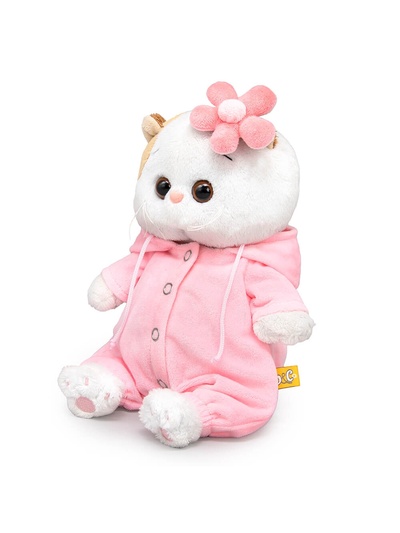Мягкая игрушка «Кошечка Ли-Ли» baby в комбинезоне и с цветочком, 20 см