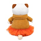 Мягкая игрушка «Кошечка Ли-Ли» в платье с оборкой, 24 см - фото 7572277