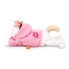 Мягкая игрушка «Кошечка Ли-Ли» в худи с цветочком, 18 см - фото 60980442