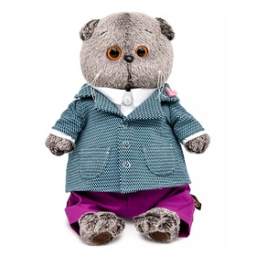 {{photo.Alt || photo.Description || 'Мягкая игрушка «Кот Басик» в пиджаке с орнаментом, 22 см'}}