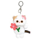Мягкая игрушка-брелок "Кошечка Ли-Ли с цветочком", 11 см LKta-005 - фото 60980455