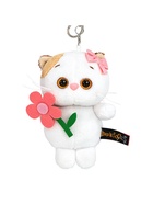 Мягкая игрушка-брелок «Кошечка Ли-Ли с цветочком», 11 см - Фото 2