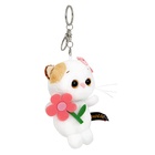 Мягкая игрушка-брелок "Кошечка Ли-Ли с цветочком", 11 см LKta-005 - фото 60980456
