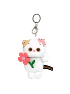 Мягкая игрушка-брелок «Кошечка Ли-Ли с цветочком», 11 см - Фото 3
