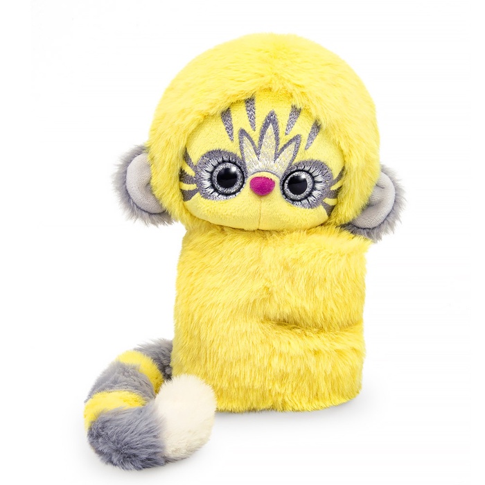 Мягкая игрушка «Эйка» на 2 браслетах, желтый, 20 см - Фото 1