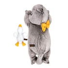 Мягкая игрушка «Кот Басик» сонный, с гусиком, пижамница, 50 см - фото 7572318