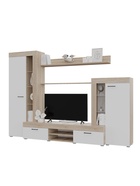 УЦЕНКА Гостиная Дельта, 2648×456×1874, Сонома/Белый 10960232 - фото 3917833