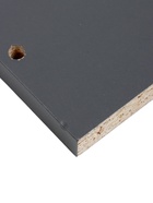 УЦЕНКА Прихожая «Клик Мебель. Крона» 1260×350×1980 мм, с зеркалом, цвет графит - Фото 3