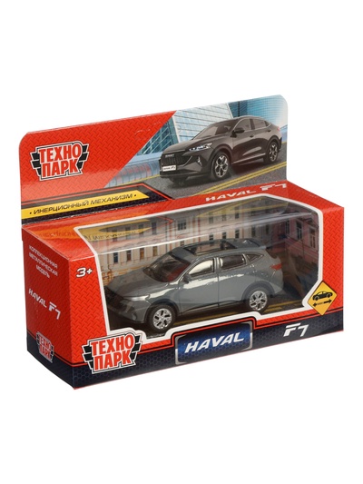 Машинка металлическая HAVAL F7, инерция, 10.5 см, серый