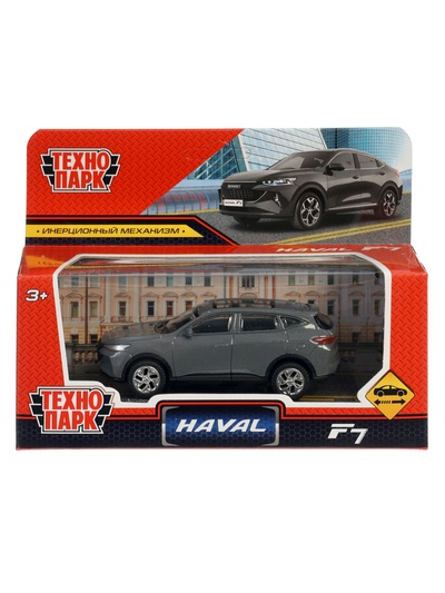 Машинка металлическая HAVAL F7, инерция, 10.5 см, серый