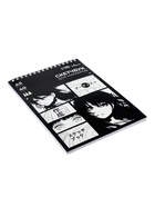 Скетчбук для маркеров Calligrata А5, 40 листов, плотность 70 г/м², на гребне, обложка из мелованного картона 9771055