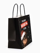 Пакет подарочный крафтовый «С пожеланием»,  32 ? 28 ? 15 см (комплект 2 шт) - фото 61087275