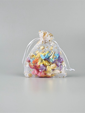 Набор мешков «С Новым счастьем!», органза 10 шт  10 х 12 см