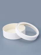 Набор круглых подарочных коробок с окном, завальцованные, белые, 8 шт., 18×6 см - фото 61615180