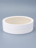 Коробка подарочная круглая с окном, завальцованная, белая, 20×6 см - фото 61615184