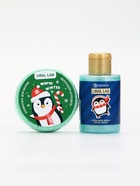 Подарочный набор новогодний в тубусе «Пингвинята», бомбочка, гель, мочалка, URAL LAB - фото 119424679