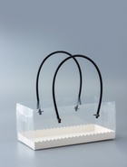 Коробка под рулет с ручками, белая 22,5 х 11 х 10 см - фото 61087306