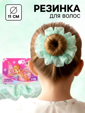 Резинка для волос «Цветы» зеленая, Винкс