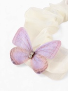 Резинка для волос «Бабочки» бежевая, Принцессы (комплект 2 шт) - фото 61953210