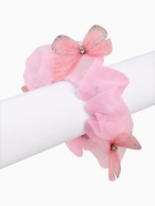 Резинка для волос «Бабочки» розовая, Коты аристократы (комплект 2 шт) - фото 61953223