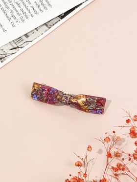 Заколка-автомат для волос "Вэнна" блеск, 8 см, микс (комплект 3 шт)