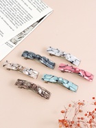 Заколка-автомат для волос "Велия" сияние, 9 см, микс (комплект 3 шт) - фото 61087330