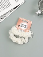 Резинки для волос «Каприс», набор 2 шт., 7 см, молочные (комплект 6 шт) - фото 61087344