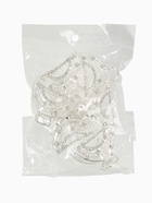 Краб для волос "Джули" дуга, 4 см, серебро (комплект 6 шт) - фото 61087362