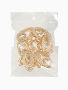 Краб для волос "Джули" овал, 4,5 см, золото (комплект 6 шт) - фото 61087370