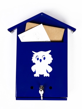 Ящик почтовый с замком, вертикальный 