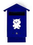 Ящик почтовый с замком, вертикальный, «Филин», синий - Фото 3