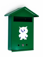 Ящик почтовый с замком, вертикальный, «Филин», зелёный - Фото 4
