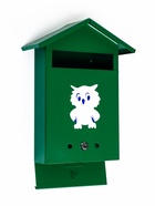 Ящик почтовый с замком, вертикальный, «Филин», зелёный - Фото 5
