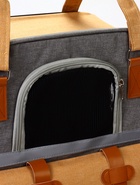 Рюкзак-переноска для кошек и собак, 30×21×41 см, серо-жёлтый - фото 61953318