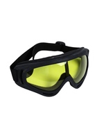 УЦЕНКА Очки для езды на мототехнике, стекло желтое, цвет черный - Фото 6