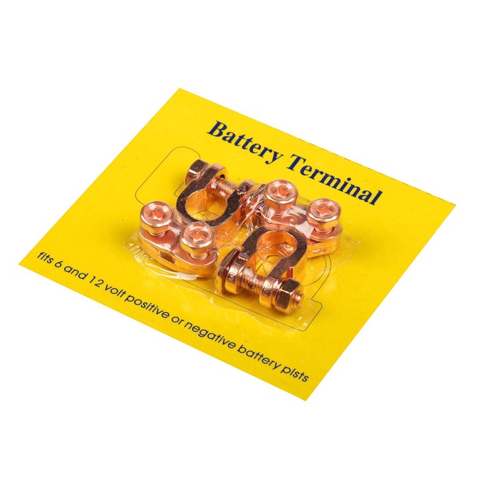 УЦЕНКА Клемма АКБ, набор 2 шт. К-013 - Фото 1