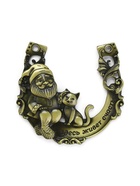 УЦЕНКА Подкова домовой с кошкой "Здесь живёт счастье", 7 х 7 см - Фото 5