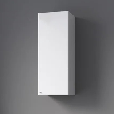 УЦЕНКА Шкаф - пенал для ванной комнаты навесной Spectrum 30, правый, 30×80×30 см