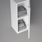 УЦЕНКА Шкаф - пенал для ванной комнаты навесной Spectrum 30, правый, 30×80×30 см - Фото 3