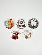 Набор мини-открыток новогодних «С Новым годом!», 30 штук, 7 x 7 см (комплект 2 шт) - фото 61087376