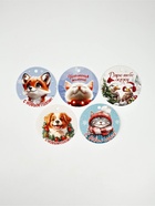 Набор мини-открыток новогодних «С Новым годом!», 30 штук, 7 x 7 см (комплект 2 шт) - фото 61087380