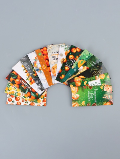 Набор конвертов для денег «Новогодние», 15 штук, 16.5×8 см