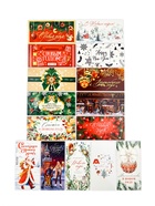 Конверты для денег новогодние «С праздником», набор 15 шт., 16.5×8 см  (артикул 10863506)  большой выбор товаров оптом и в розницу по низким ценам с доставкой