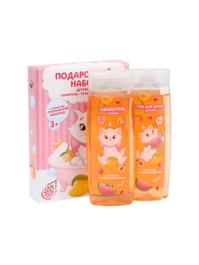 Подарочный набор: гель для душа 250 мл, шампунь 250 мл, Кошечка Мари