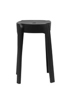 Табурет пластиковый, черный - фото 61615280