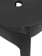 Табурет пластиковый, черный - фото 61615281