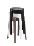 Табурет пластиковый, цвет чёрный - Фото 9