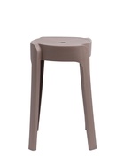 Табурет пластиковый, кофейный - фото 61615287