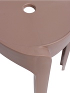 Табурет пластиковый, кофейный - фото 61615288