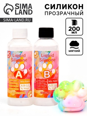 Силикон прозрачный, 200 мл 10915893
